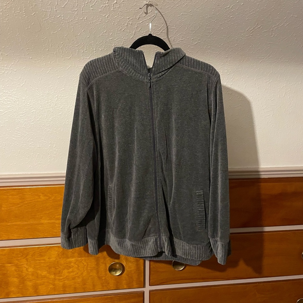 Velvet track suit
